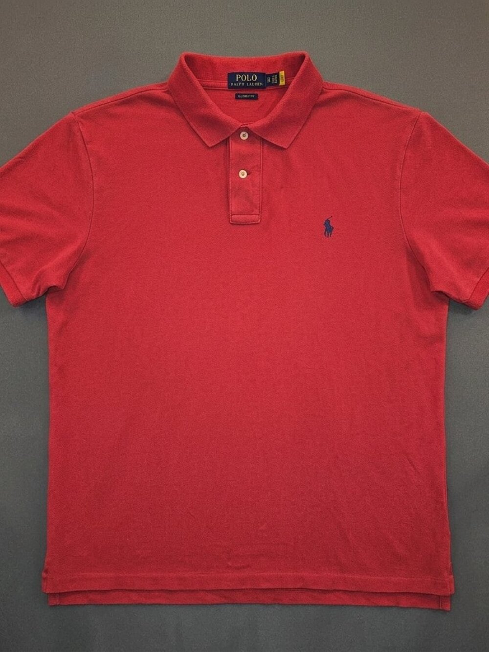 Polo Ralph Lauren Men's Classic Fit Polo Shirt - Navy Blue Pony Logo